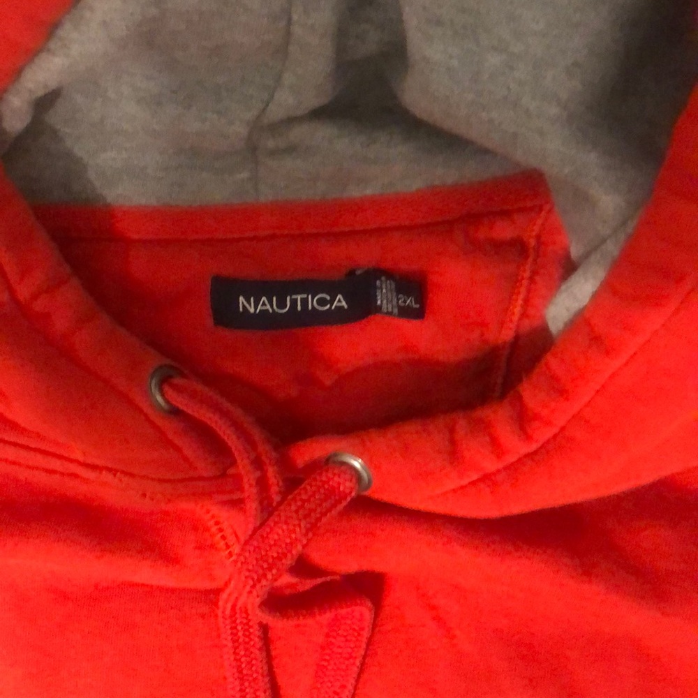 Nautica orange and blue hoodie - Picture 2 of 2